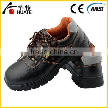 Black Steel Leather Safety Shoe/industry Work Safety Shoe photo-4