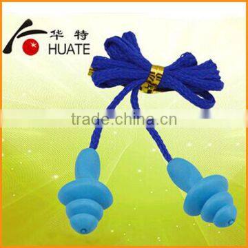Silicon Eanti-noise Earplugs With Cord for Hearing Protection photo-2