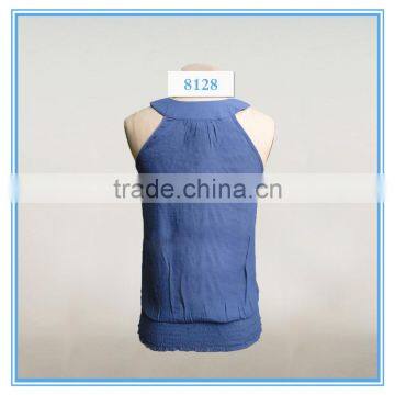 Women Neck Design New Fashion Casual Wear Blouse photo-3
