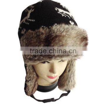 New Winter Warm Soft Double Layer Fashion Knitted Ladies Hats Cheap Majored Factory photo-2