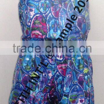 PRINT COTTON CASUAL LADIES JUMPSUITS