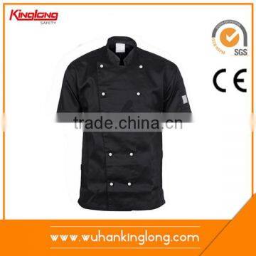 Factory Price Wholesale Cotton Chef Uniform for Cooking,half Sleeve Restaurant Jacket