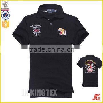 Wholesale Factory Custom Embroider Logo Polo T-shirts 100% Cotton Polo T Shirts Made In China Casual Men Style Polo T-shirt