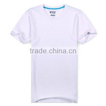 2017 Garment Factory Customized Your Own Brand Design Plain Color 95% Cotton 5% Spandex Private Label High Quailty Men T-shirts photo-6