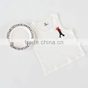 S17141A 2017 Wholesale Child Boys Sportwear Tank Tops Running Vest photo-6