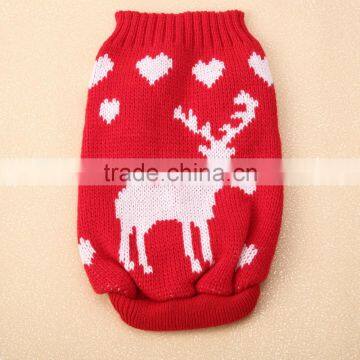 2016 Cheap Pet Dog Clothing Supplier Knitted Christmas Pet Sweaters