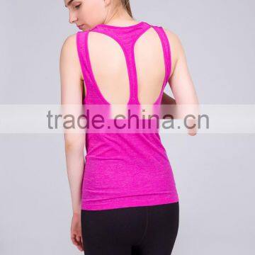 2017 New Design Seamless Gym Sports Womens Tank Top photo-2