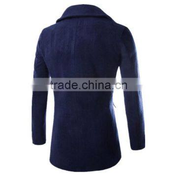Hot Sale Good Quality Cheaper Price Boy Youth Style International Fan Woolen Long Men Winter Coat photo-4
