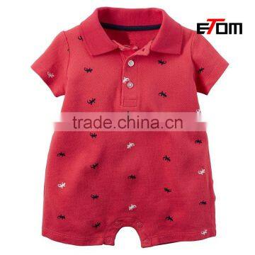 1516 OEM Baby clothes newborn boys 100% cotton baby jumpsuit long sleeve Infants clothing& Toddlers baby onesie