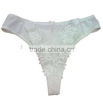 Girls G-string with embroidery