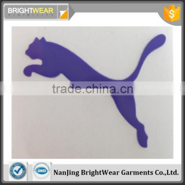 Hot sale custom design high elasticity label on garments or bags heat transfer logo