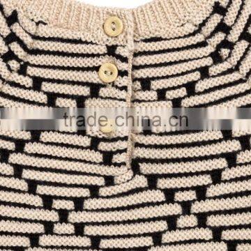 Soft Wool Round Collar Cardigan Sweater for Children Knitwear 2017 photo-3