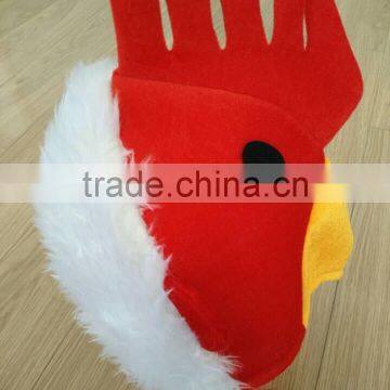 Factory Professional Customized Rooster Plush Mask Hat photo-3