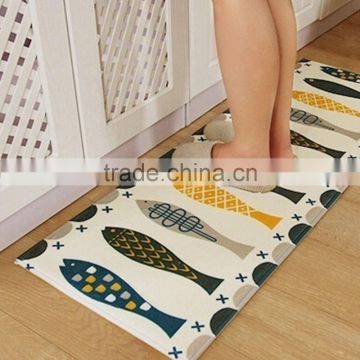 1Pc Multicolor Rugs Bedroom Kitchen Doormat Bathroom Toilet Mat Non- Slip Synthetic Plush Carpet Fit For Living Room Bedroom