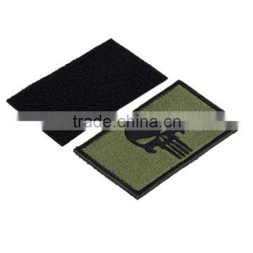 Punisher Skulls Rectangle Embroidery Trim Tactical Patch Armbands Shoulder Badg 2015 Fashion photo-2