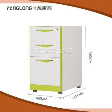 Laboratory and Library Used Stainless Steel 3 Drawer Filing Cabinet photo-2