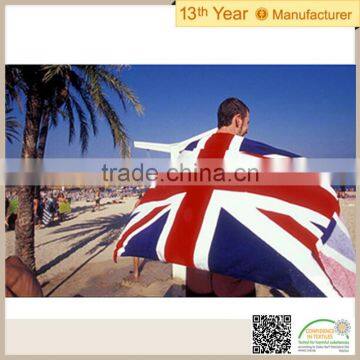 China supplier custom 100% cotton velour printed beach towel fabric