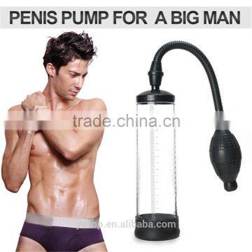 Black ABS Sex Pump for Men Pressure Ball Extender Enlargement