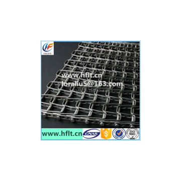 metal food grade honeycomb belt /flat wire mesh belt