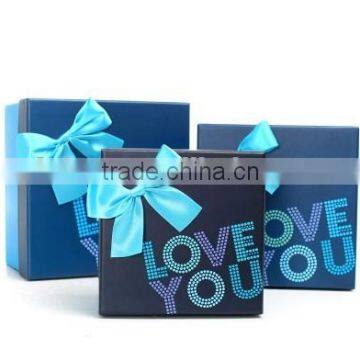 Romantic Valentine's Day Gift Box With Printed "Love You" ,Birthday Party Gift Box Manufacturer photo-6