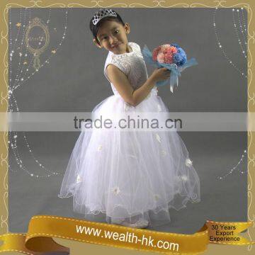 Dreamy Princess Bride With Appliques Girls Wedding Dress