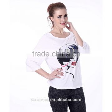 Promotional cheap hot sale women cotton t shirt