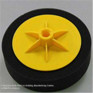 Cutting & Shine Sponge Foam Buffing Pads 6inch Orange Color photo-4