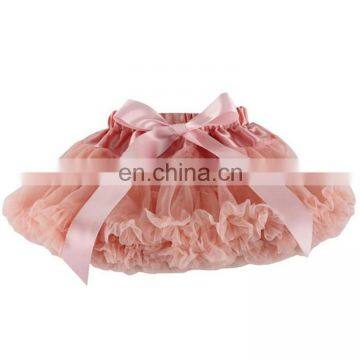 2016 Spring Style Fashion Red Rainbow Tutu Skirt With Green Ribbon photo-3