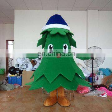 Green Christmas tree mascot costume