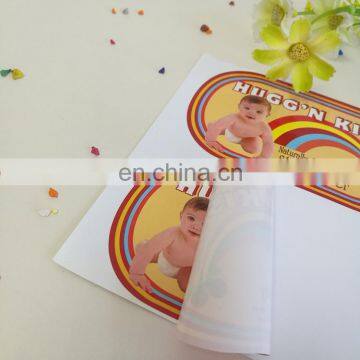 Customized Cheaper Price Piece Cutting Sticker /custom Logo Self Adhesive Sticker for Kids Baby Products photo-4