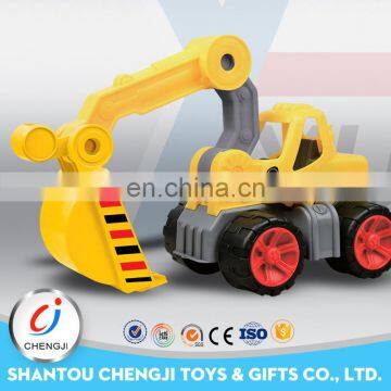 Hot sell intelligence plastic car mini toy excavator for kids