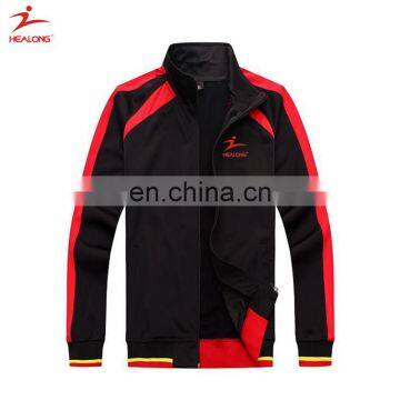 2017 Customise Black Top Design Tracksuit Sport Fashion Latest Basketball Tracksuit Set photo-5