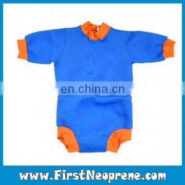 Happiness Clothing In Navy Blue Neoprene Kids Wholesale Swim Wraps photo-2