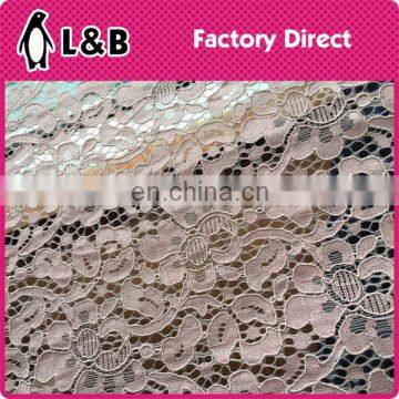 Wholesale Fancy Red Rose Flower Printed Lace Fabric photo-2
