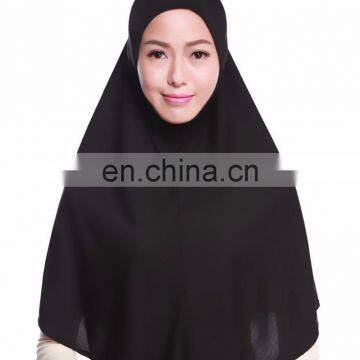 Muslim long hijab crystal hemp scarf inner hijab head cap