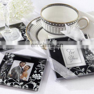 Timeless Traditions Black and White Photo Coasters