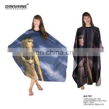 Professional Custom Printed Salon Cape for Hairdressing photo-2