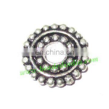 Silver Plated Spacers, size: 2x18mm, weight: 3.2 grams. BMSPSP012