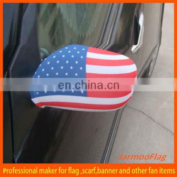 Custom football car side mirror sox