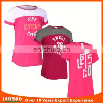 wholesale free design fashion 100% cotton t-shirts