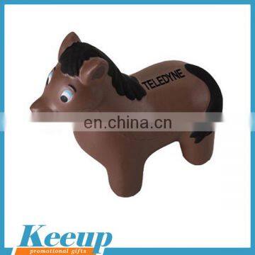 High quality promotional Cut horse PU stress reliever