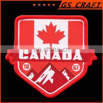 Washable,Eco-Friendly Feature and Woven Technics Low Price Woven Patch photo-4