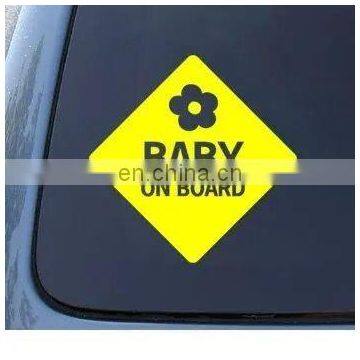 Good promotion item custom baby car sign for sales