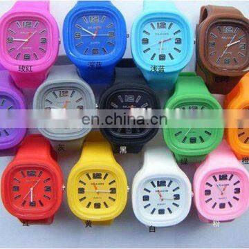 Hotsale LED Light ODM Jelly Silicone Rubber Wistband Watch