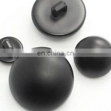 Plastic Button / Black Half Round Pearl Buttons photo-3