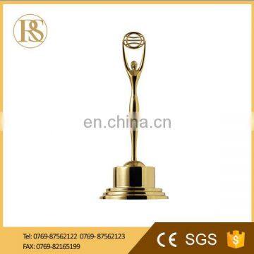 Custom Logo Gold/silver Plating Metal Trophy With Direct Factory Price