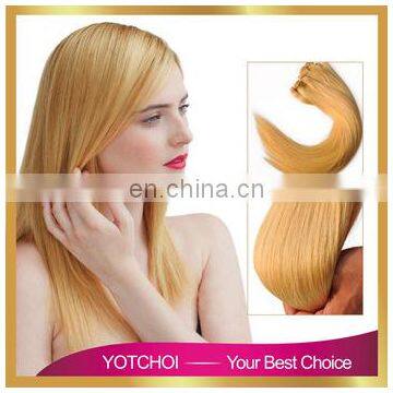 Silky Straight Beauty Blonde Best Quality Cheap Russian Hair Weaving