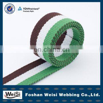 High Quality Custom Colour Striped Cotton Webbing