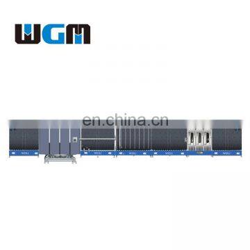 Vertical glass cleaning and drying machine