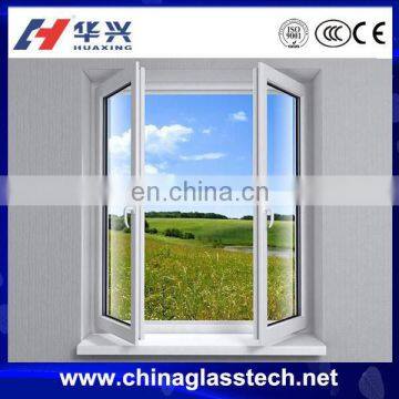 Size customized 2014 New Design CE&CCC safety Glass Soundrproof Cheap PVC Windows